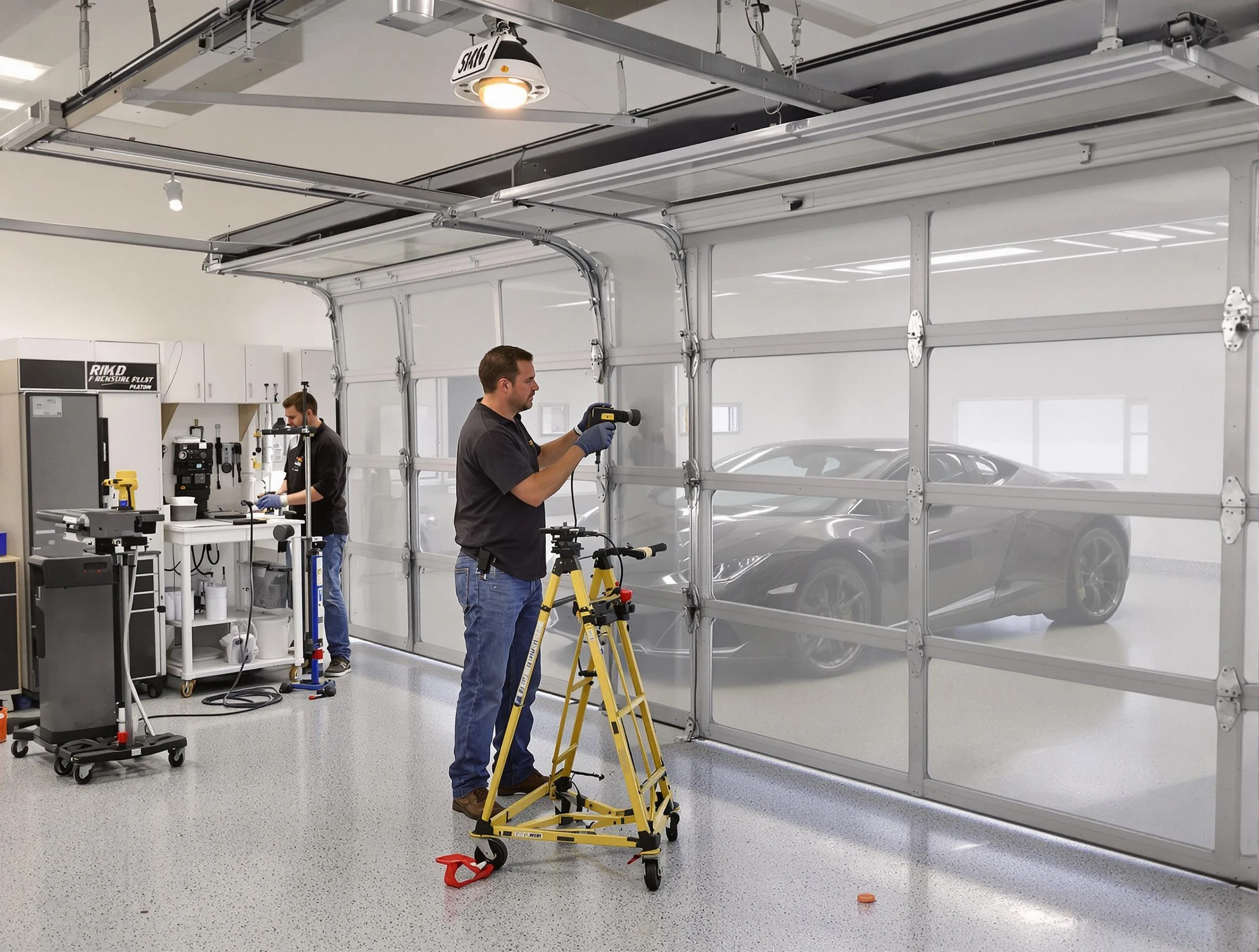 Garage Door Dents Repair in Bellevue