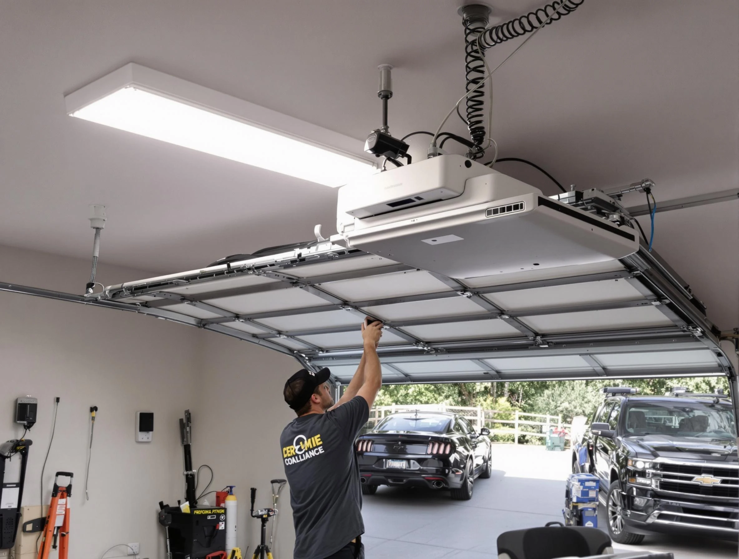 Garage Door Opener Installation in Bellevue