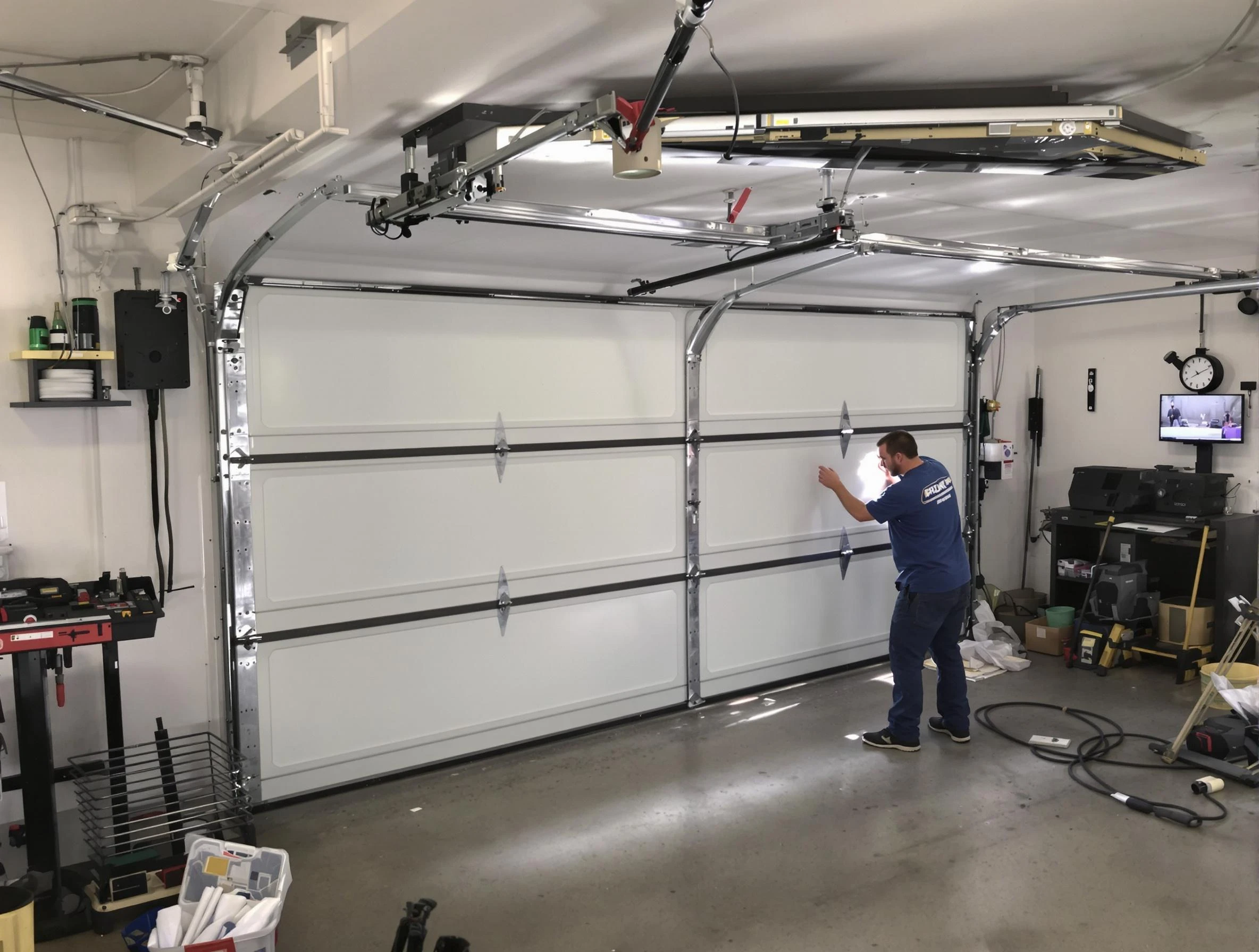 Professional garage door repair service by Bellevue Garage Door Repair in Bellevue