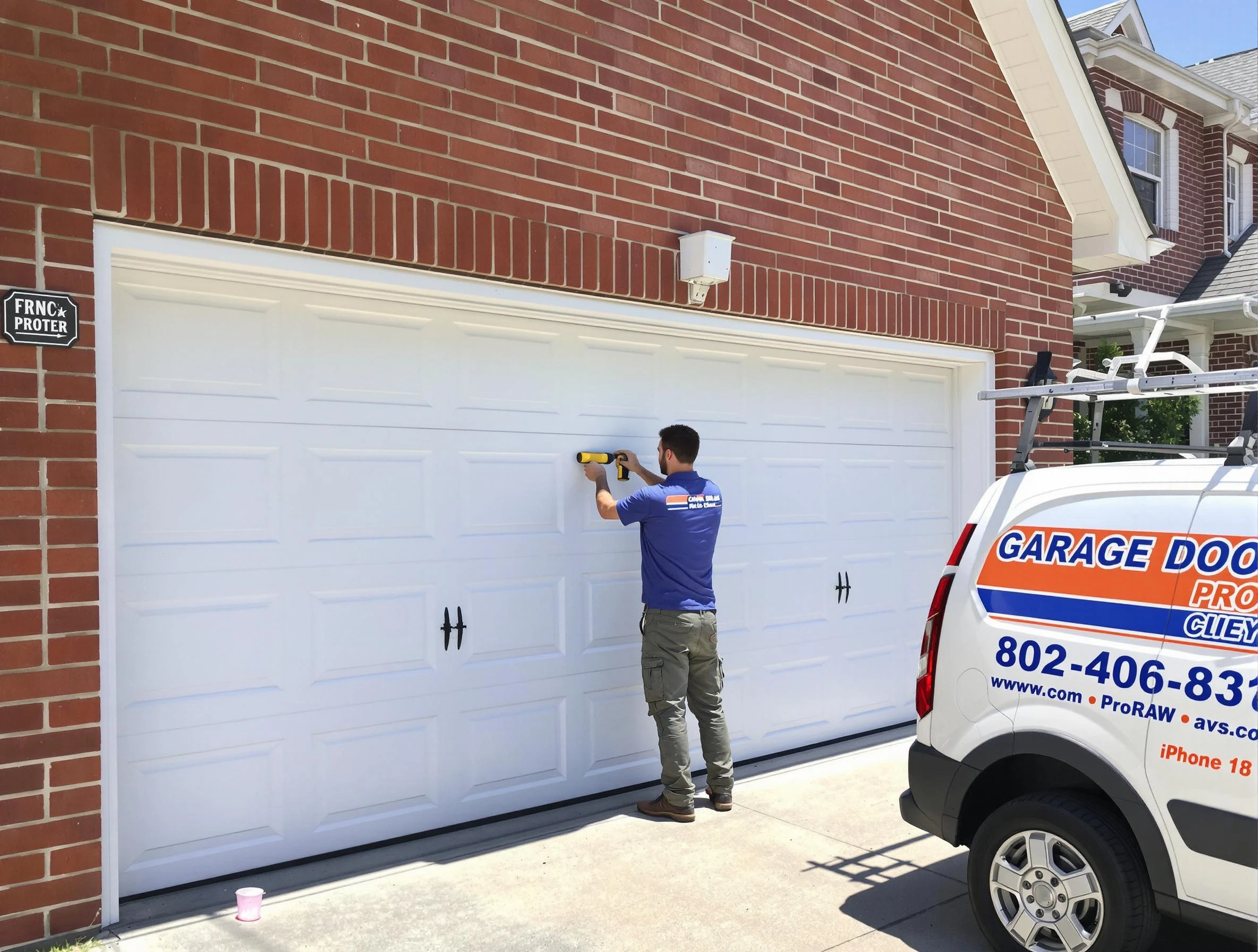 Local garage door repair service by Bellevue Garage Door Repair in Bellevue