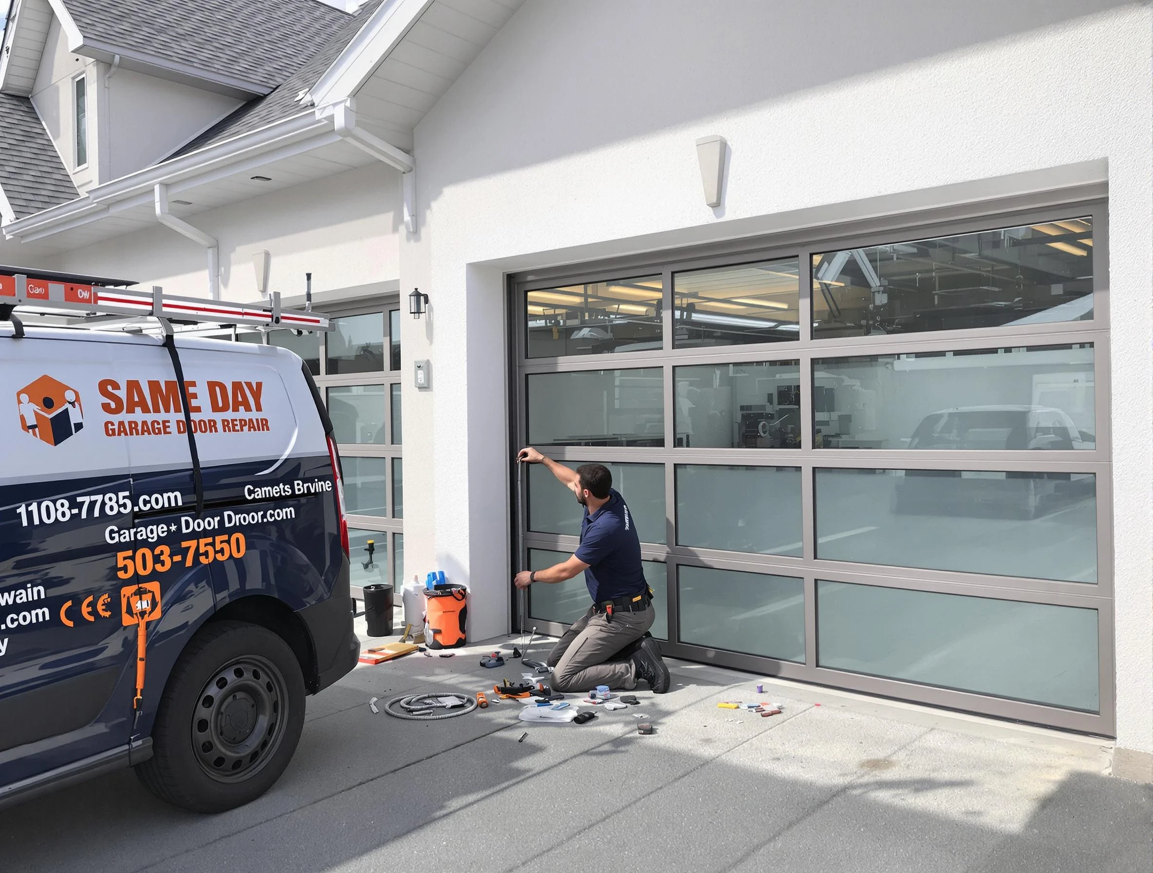 Same-day garage door repair service by Bellevue Garage Door Repair in Bellevue